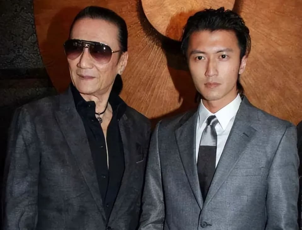 Patrick Tse, left, with his son Nicholas Tse.